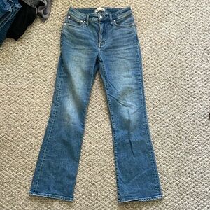 Madewell Curvy Kickout Crop Jeans- 27 TALL